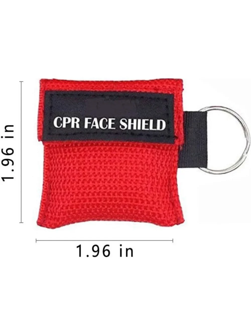 25pcs CPR Face Shield Masks Keychain for First Aid & CPR Training - Pocket Size